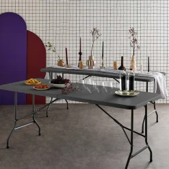 Set van 2 inklapbare tafels 180cm