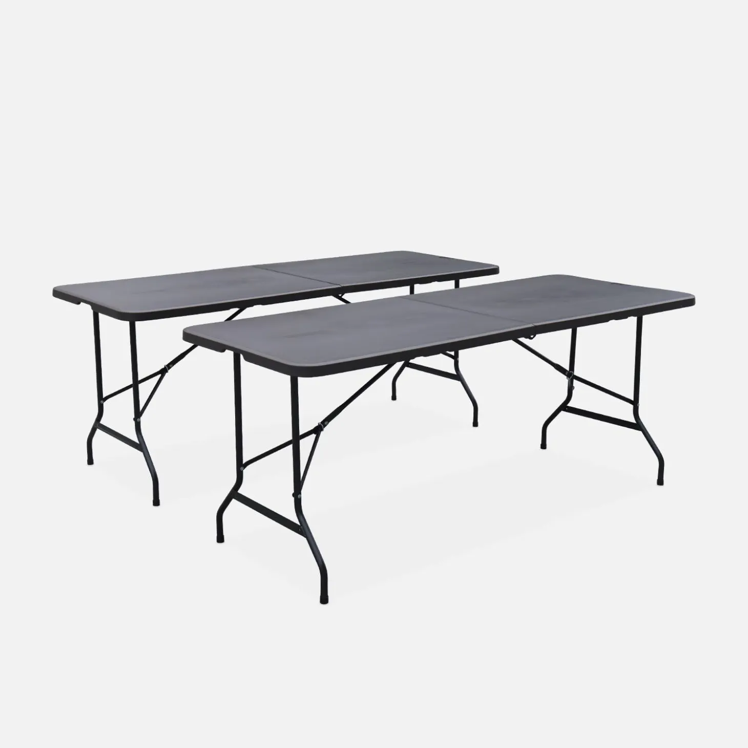 Set van 2 inklapbare tafels 180cm