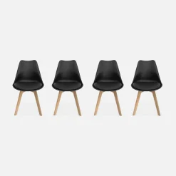 Set van 4 kuipstoelen