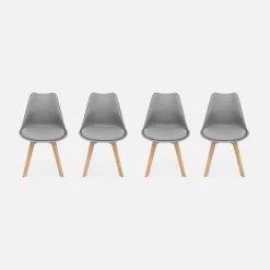 Set van 4 kuipstoelen