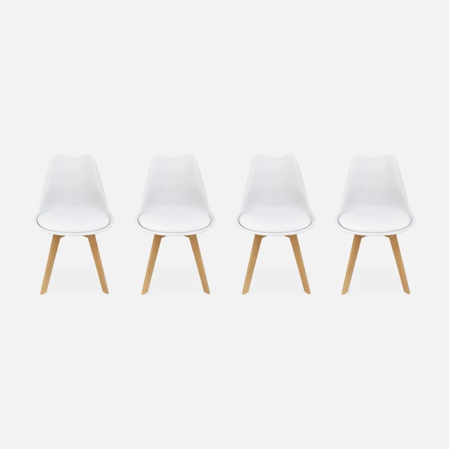 Set van 4 kuipstoelen