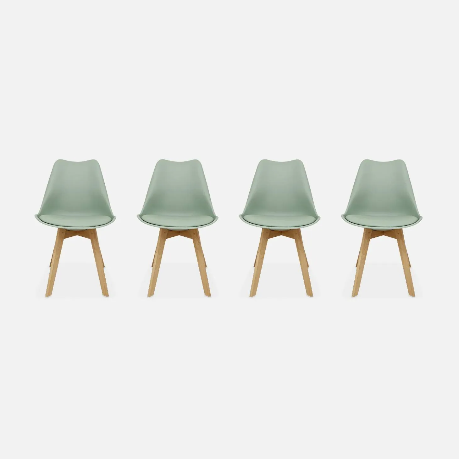 Set van 4 kuipstoelen