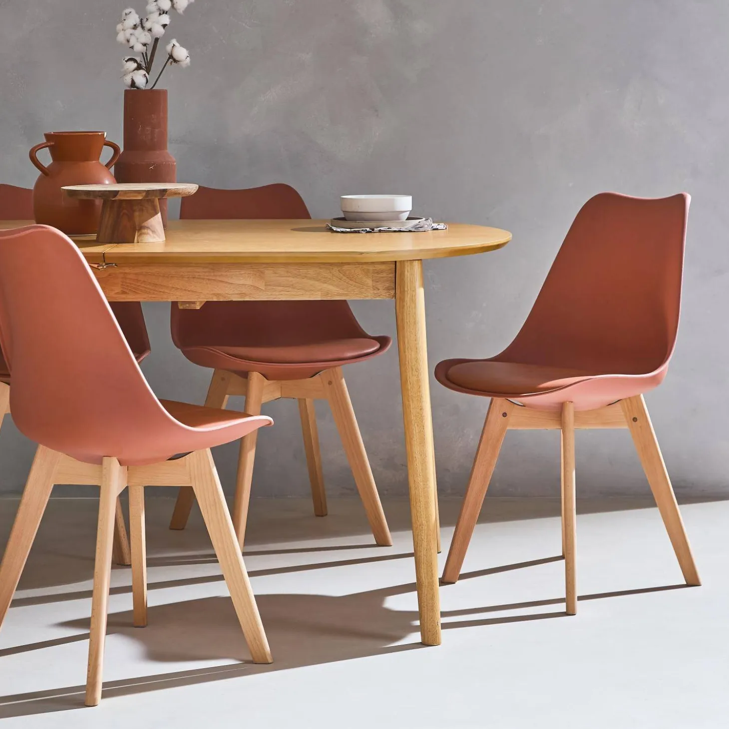 Set van 4 kuipstoelen