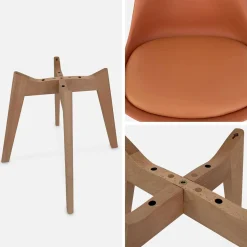 Set van 4 kuipstoelen