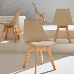 Set van 4 kuipstoelen