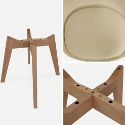 Set van 4 kuipstoelen