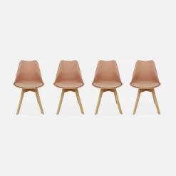 Set van 4 kuipstoelen