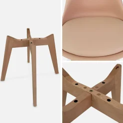 Set van 4 kuipstoelen