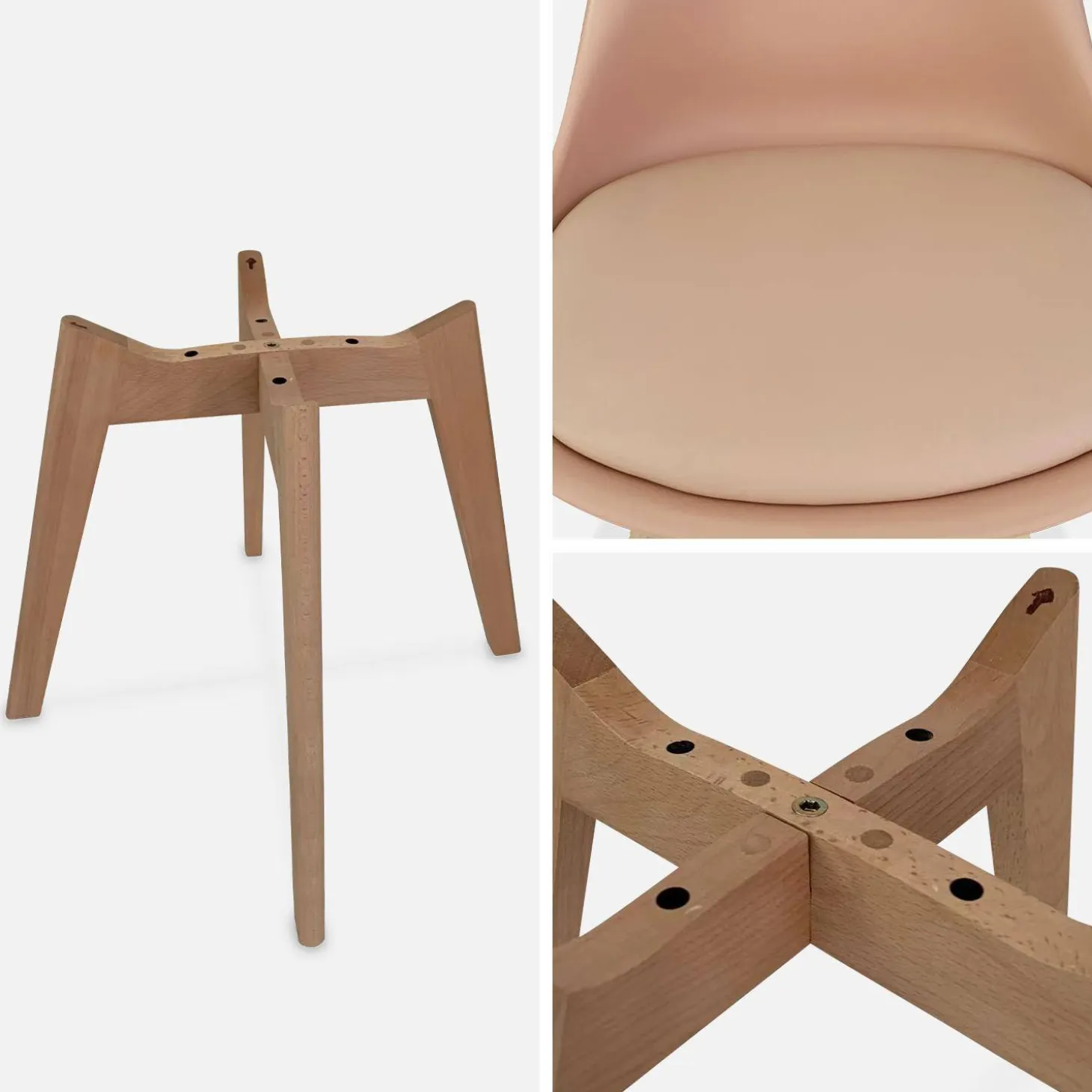 Set van 4 kuipstoelen