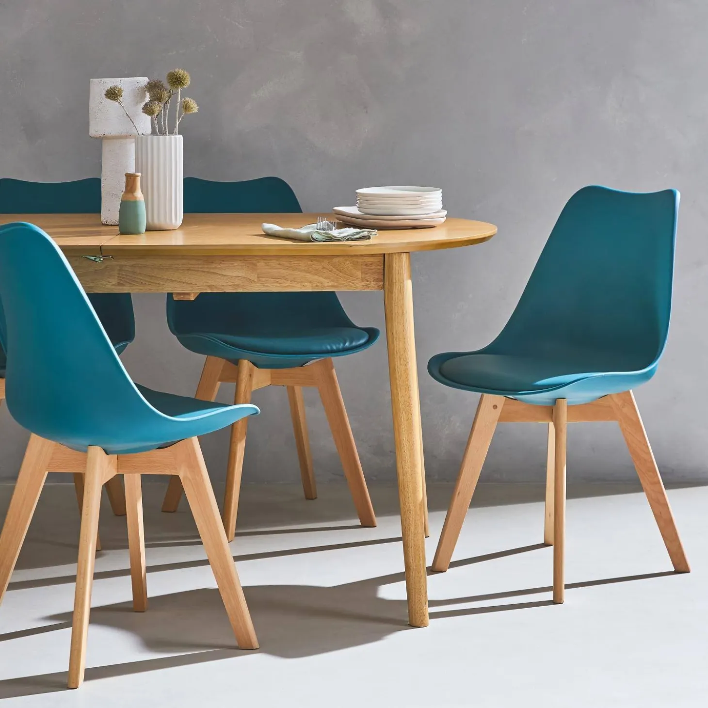 Set van 4 kuipstoelen
