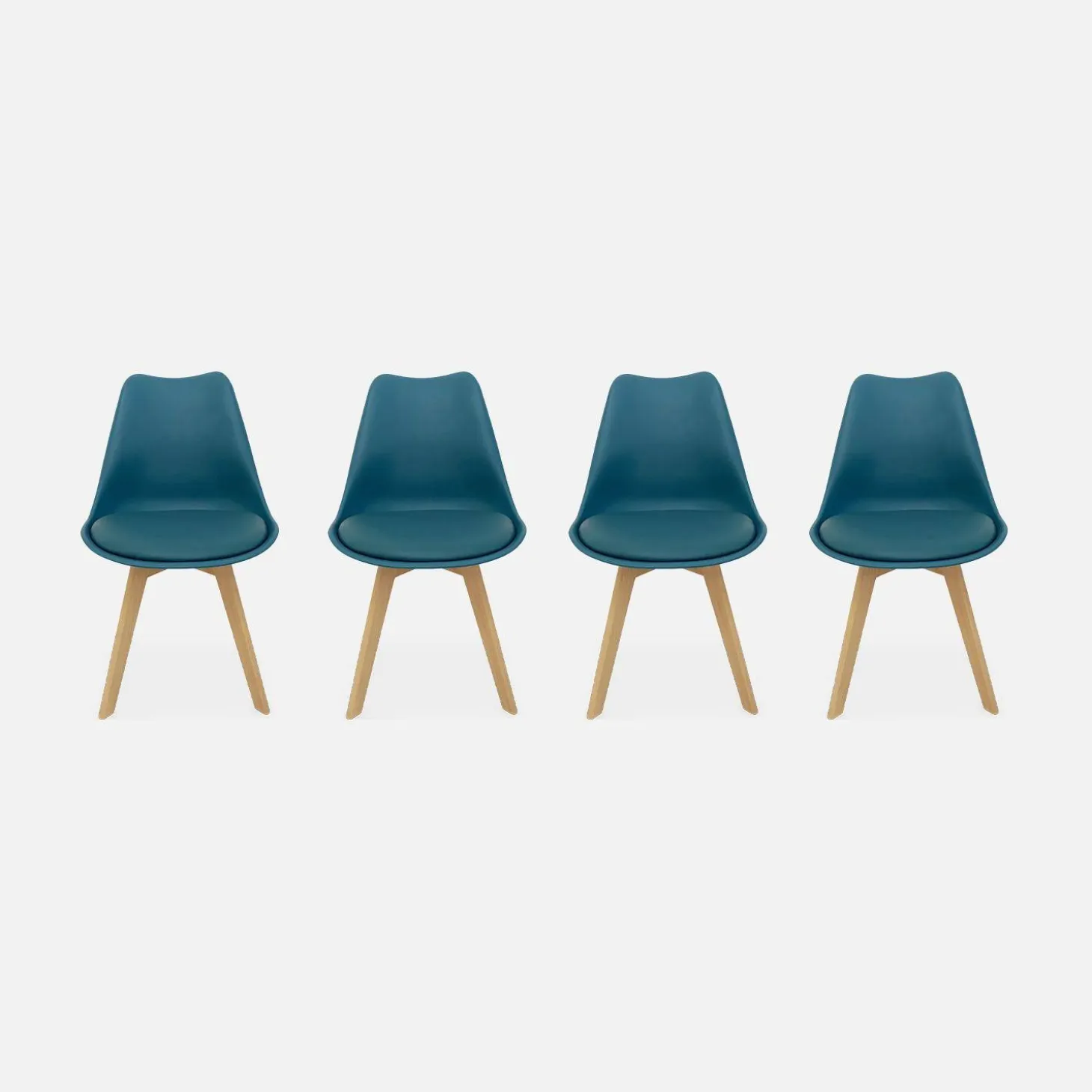 Set van 4 kuipstoelen