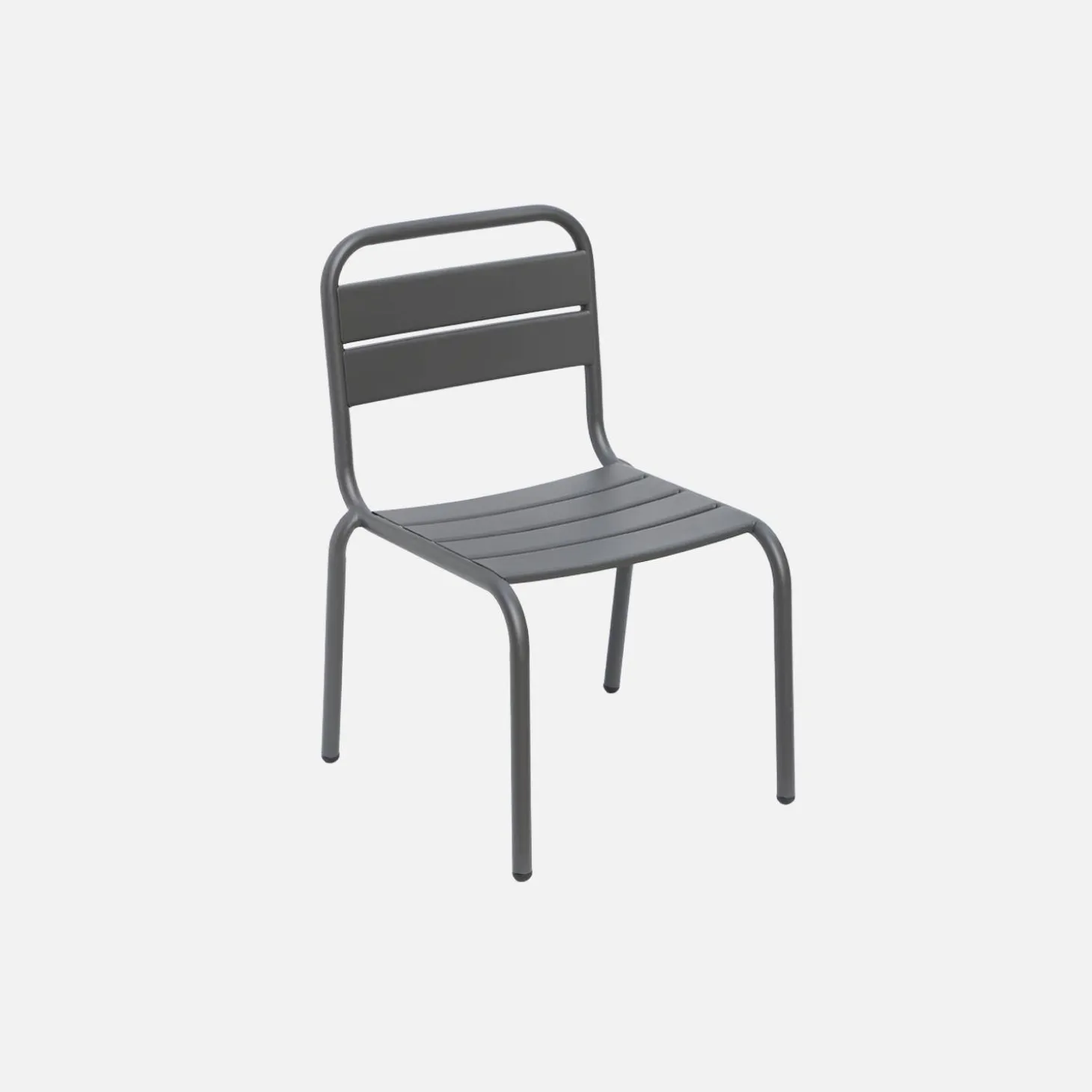 Set van 2 metalen kinderstoelen
