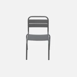Set van 2 metalen kinderstoelen