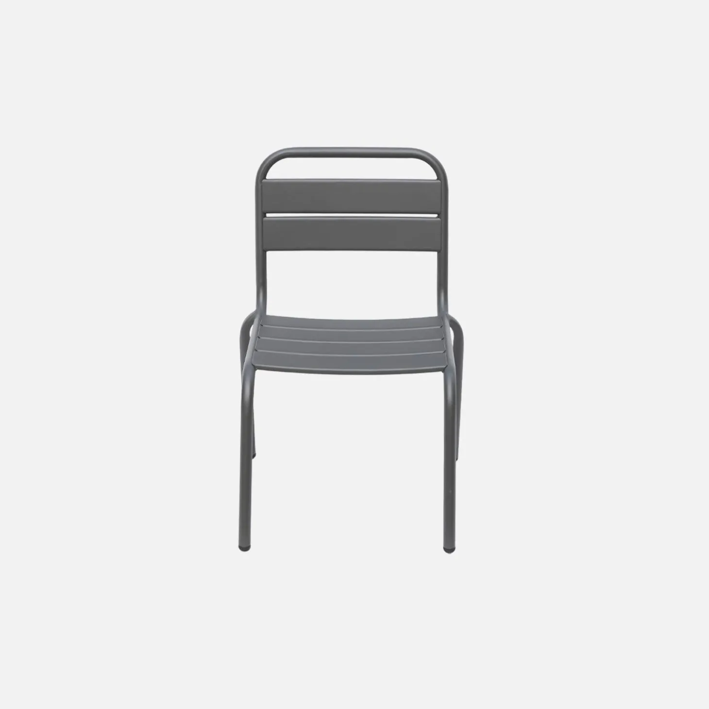 Set van 2 metalen kinderstoelen