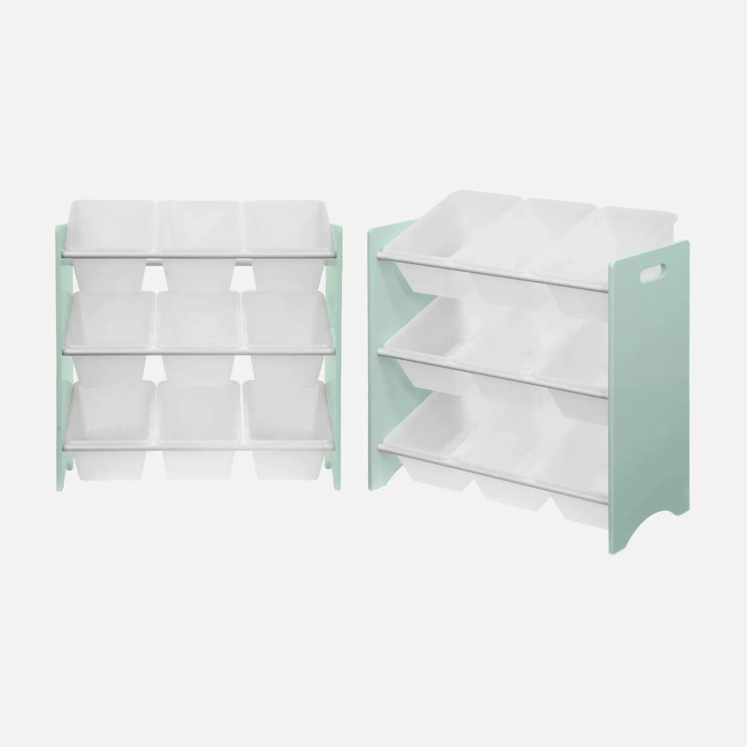 Set van 2 opbergkasten voor kinderen, 64x29,5x60cm