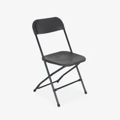 Set van 2 opvouwbare plastic receptietafels + 12 stoelen