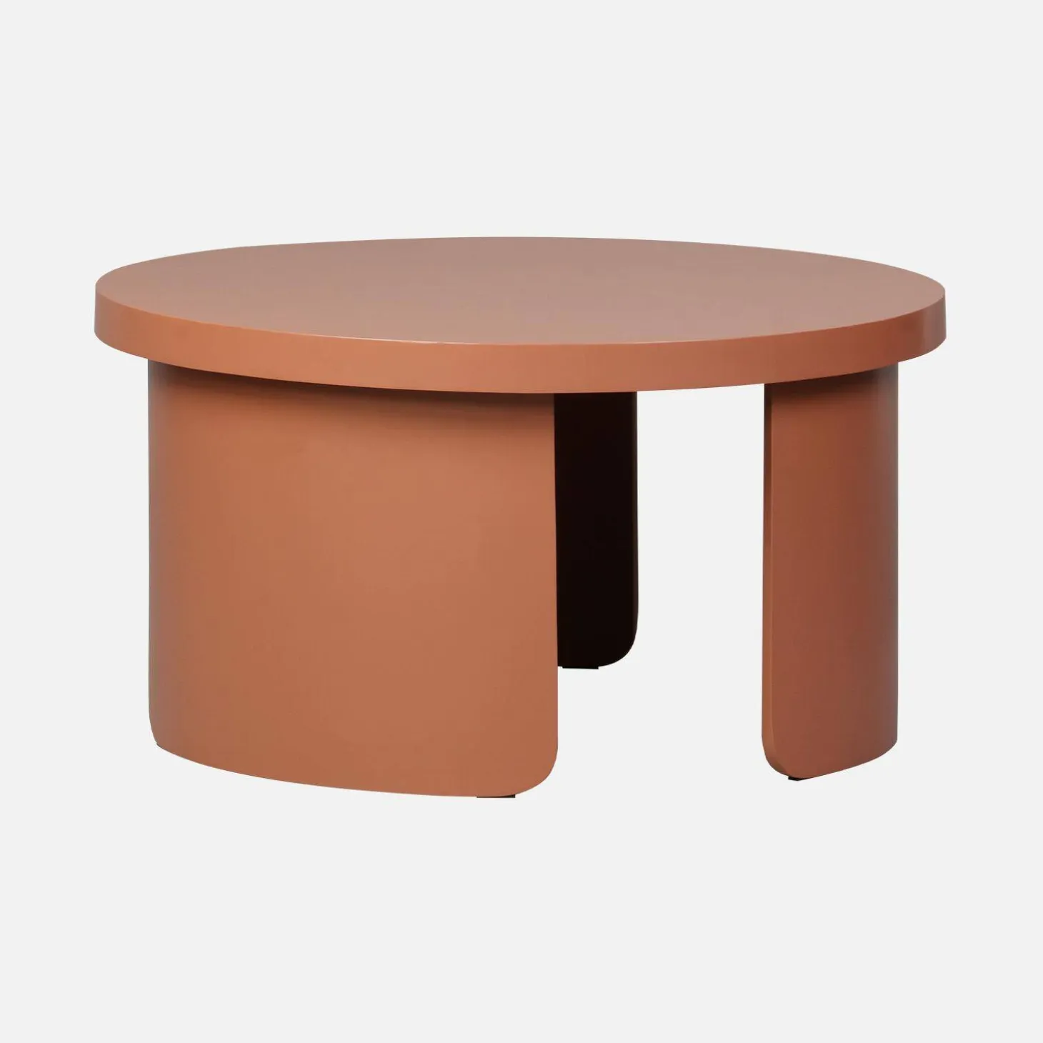 Set van 2 ronde nesttafels, salontafel