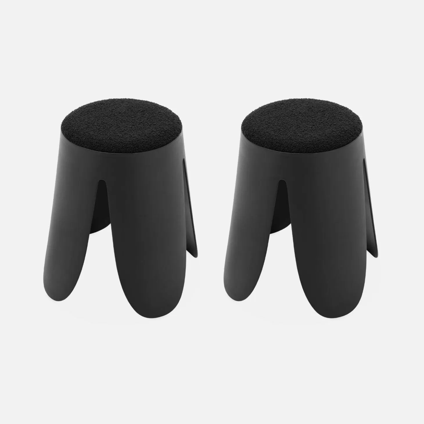Set van 2 stapelkrukken, Ø30 / 44 x H46cm
