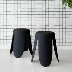 Set van 2 stapelkrukken, Ø30 / 44 x H46cm
