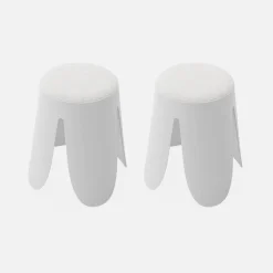 Set van 2 stapelkrukken, Ø30 / 44 x H46cm