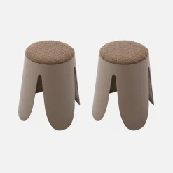 Set van 2 stapelkrukken, Ø30 / 44 x H46cm