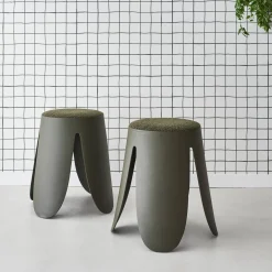 Set van 2 stapelkrukken, Ø30 / 44 x H46cm