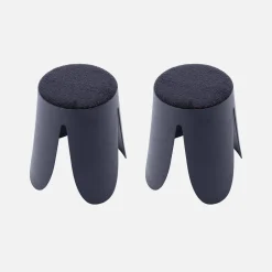 Set van 2 stapelkrukken, Ø30 / 44 x H46cm