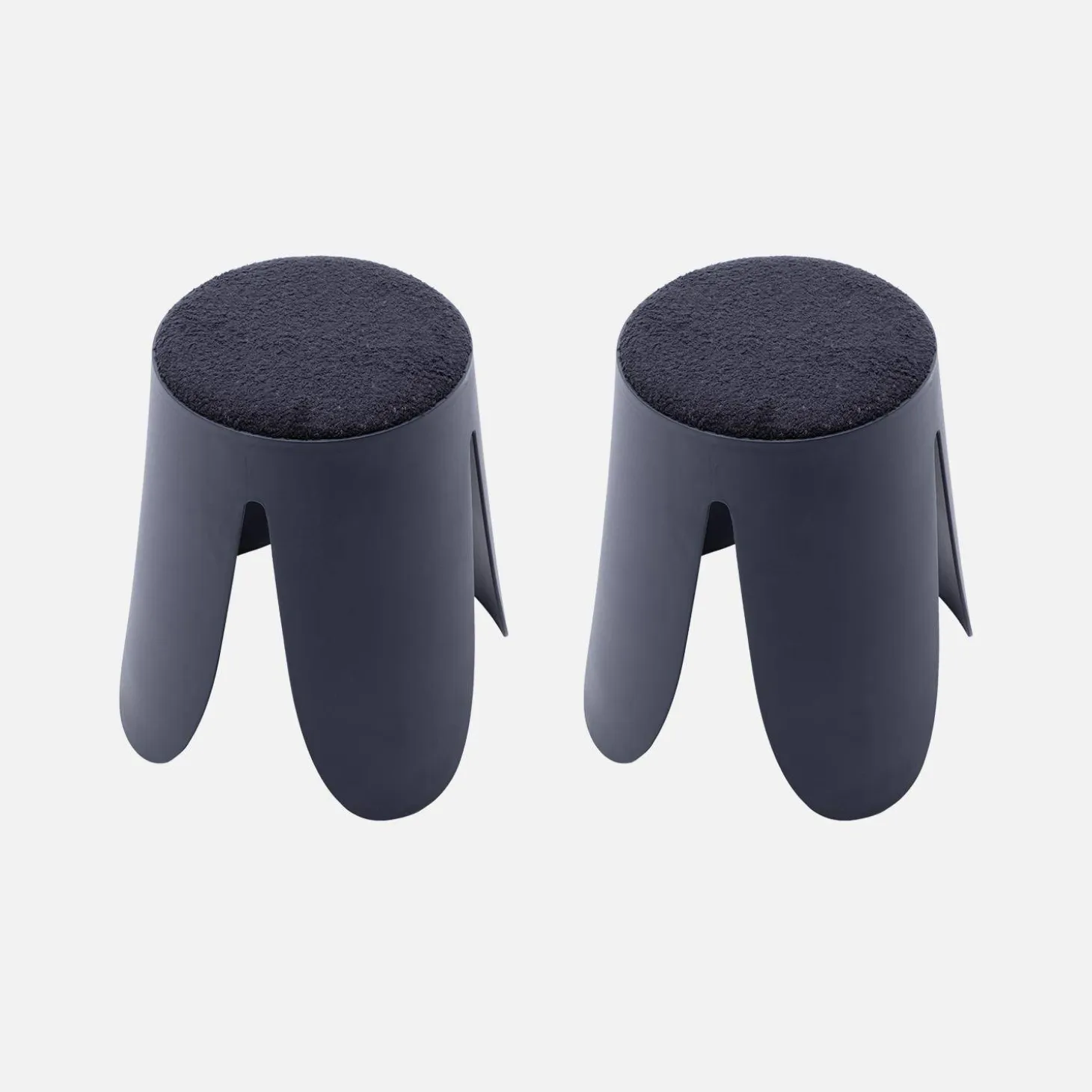 Set van 2 stapelkrukken, Ø30 / 44 x H46cm