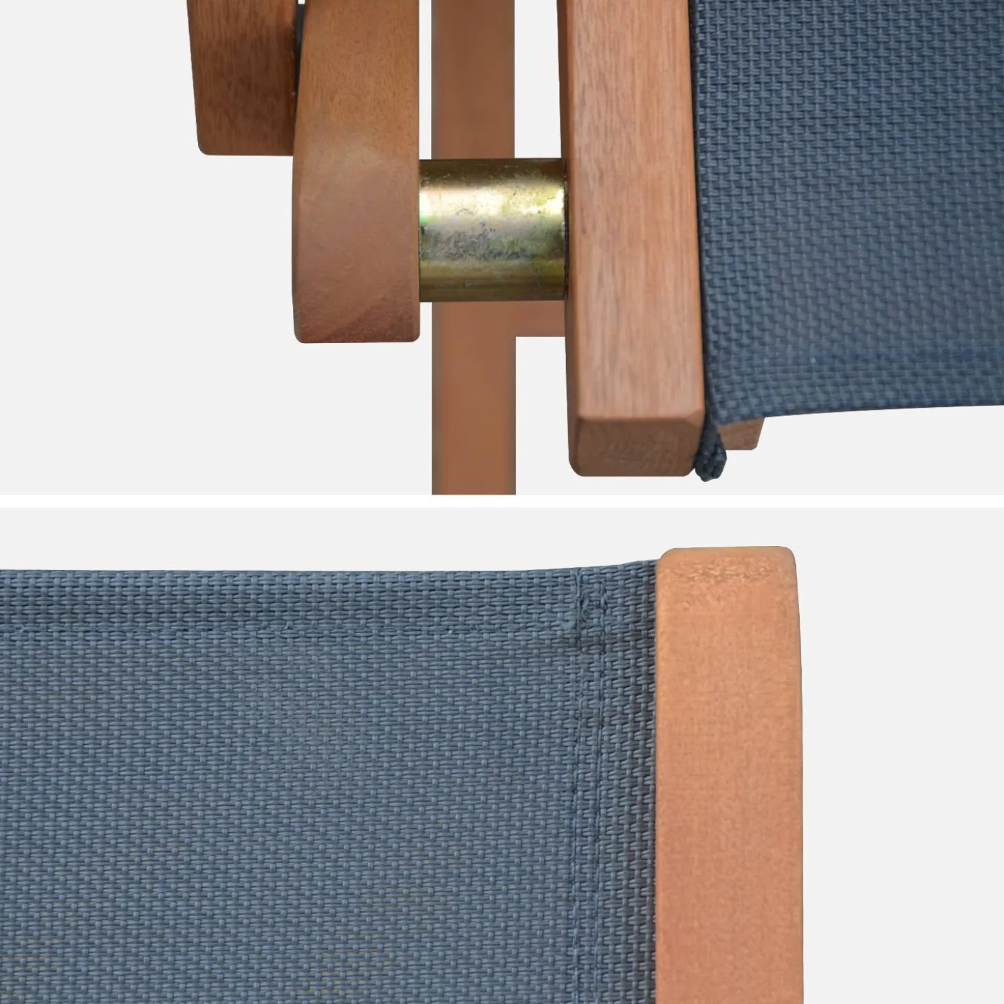 Set van twee houten armstoelen