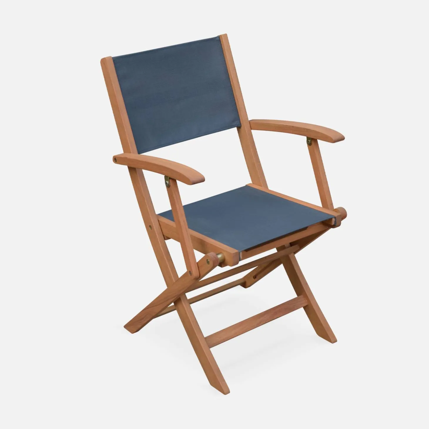 Set van twee houten armstoelen