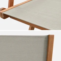 Set van twee houten armstoelen