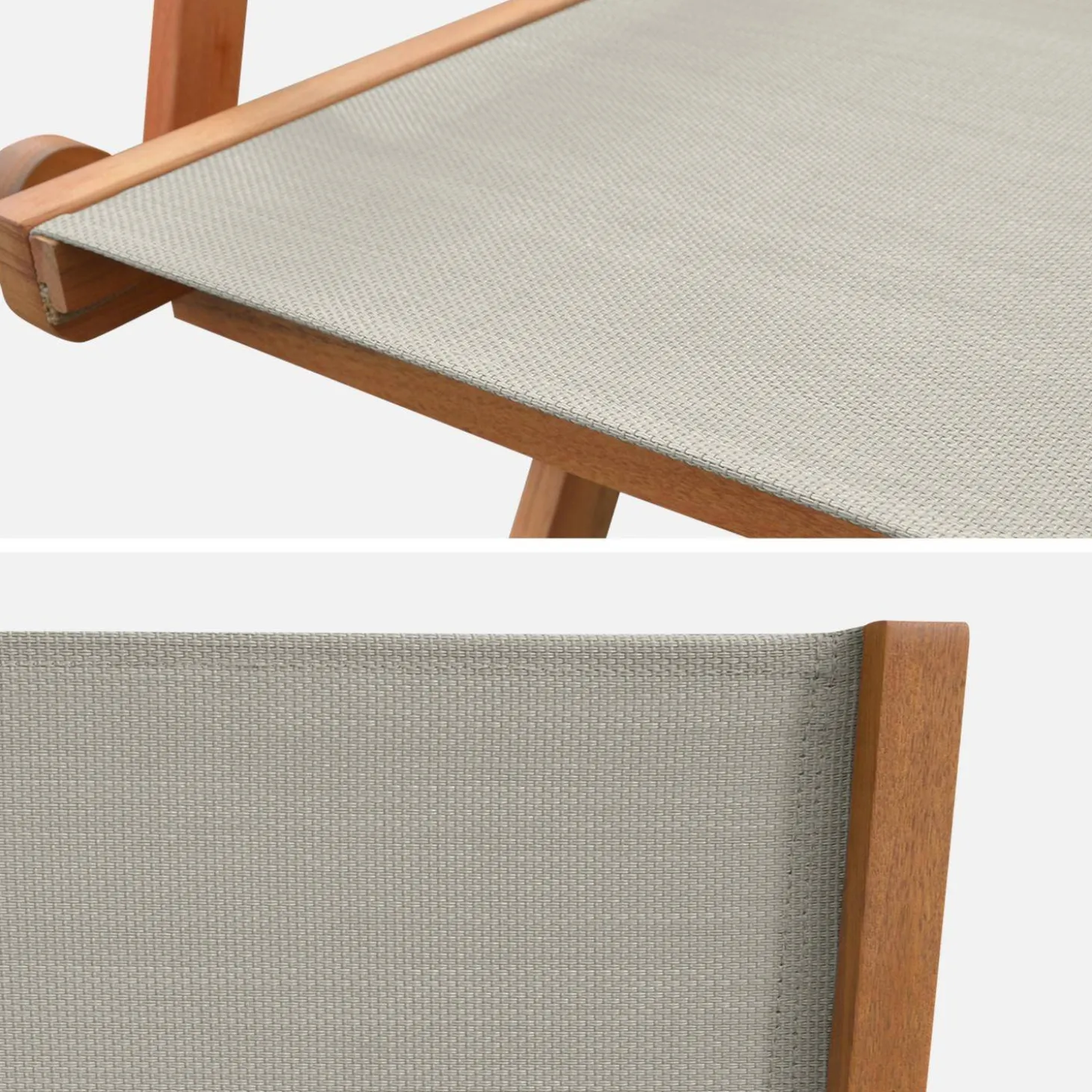 Set van twee houten armstoelen