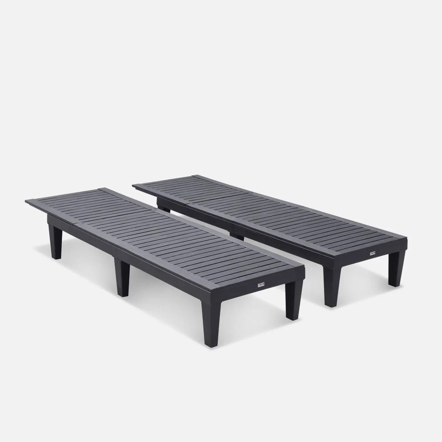 Set van 2 verstelbare ligstoelen - PIA