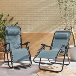 Set verstelbare campingstoelen