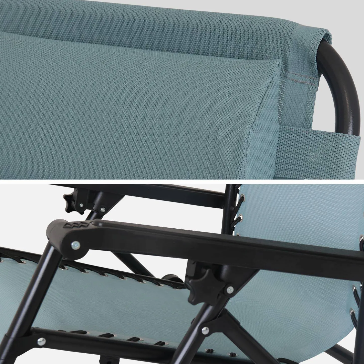 Set verstelbare campingstoelen