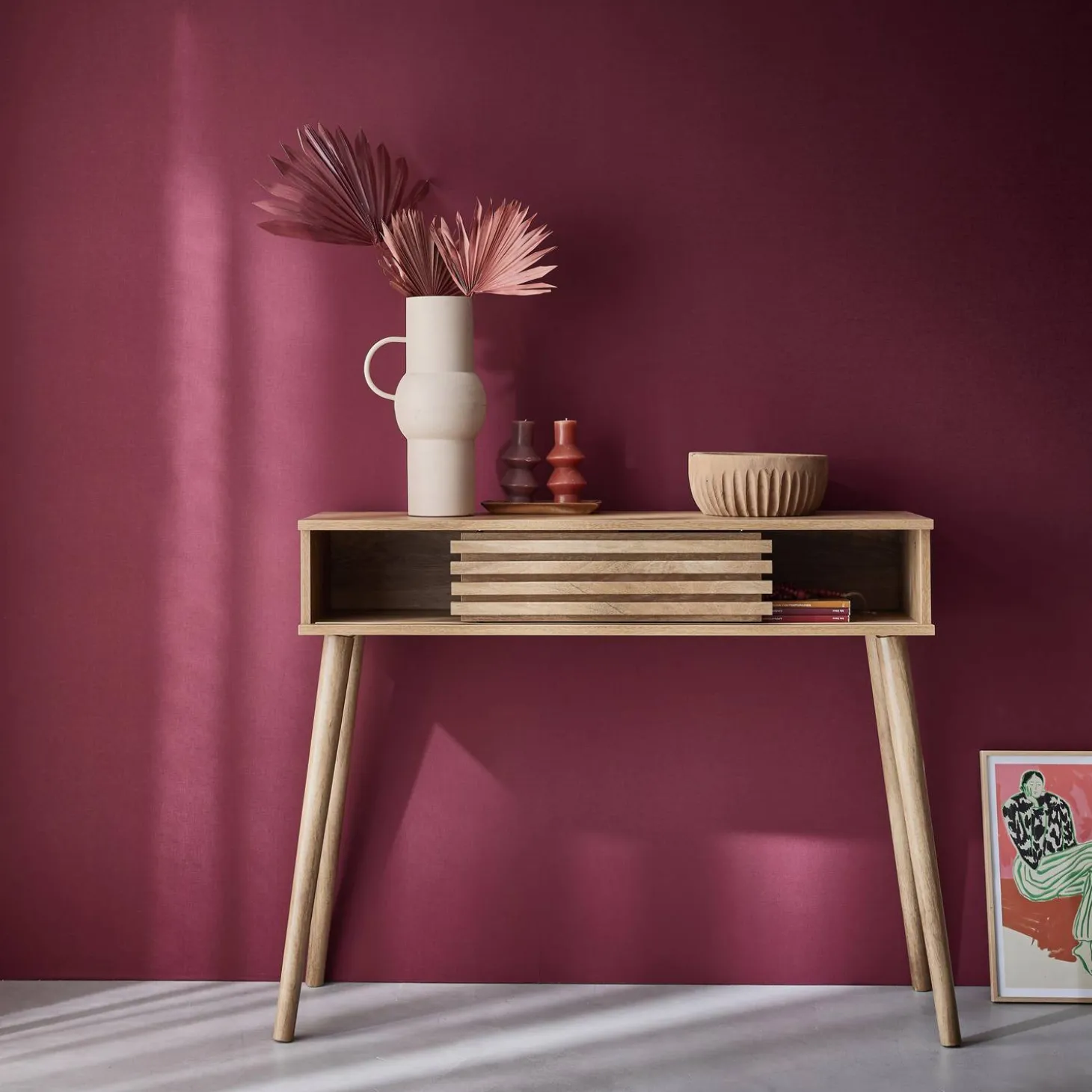 Sidetable, B100 x D29 x H81cm