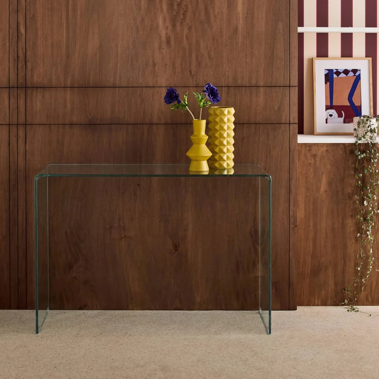 Sidetable gehard glas