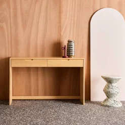 Sidetable houtdecor 2 lades 120cm