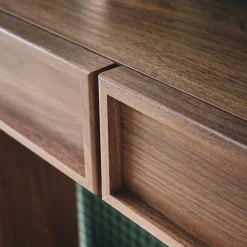 Sidetable houteffect 2 lades en plank