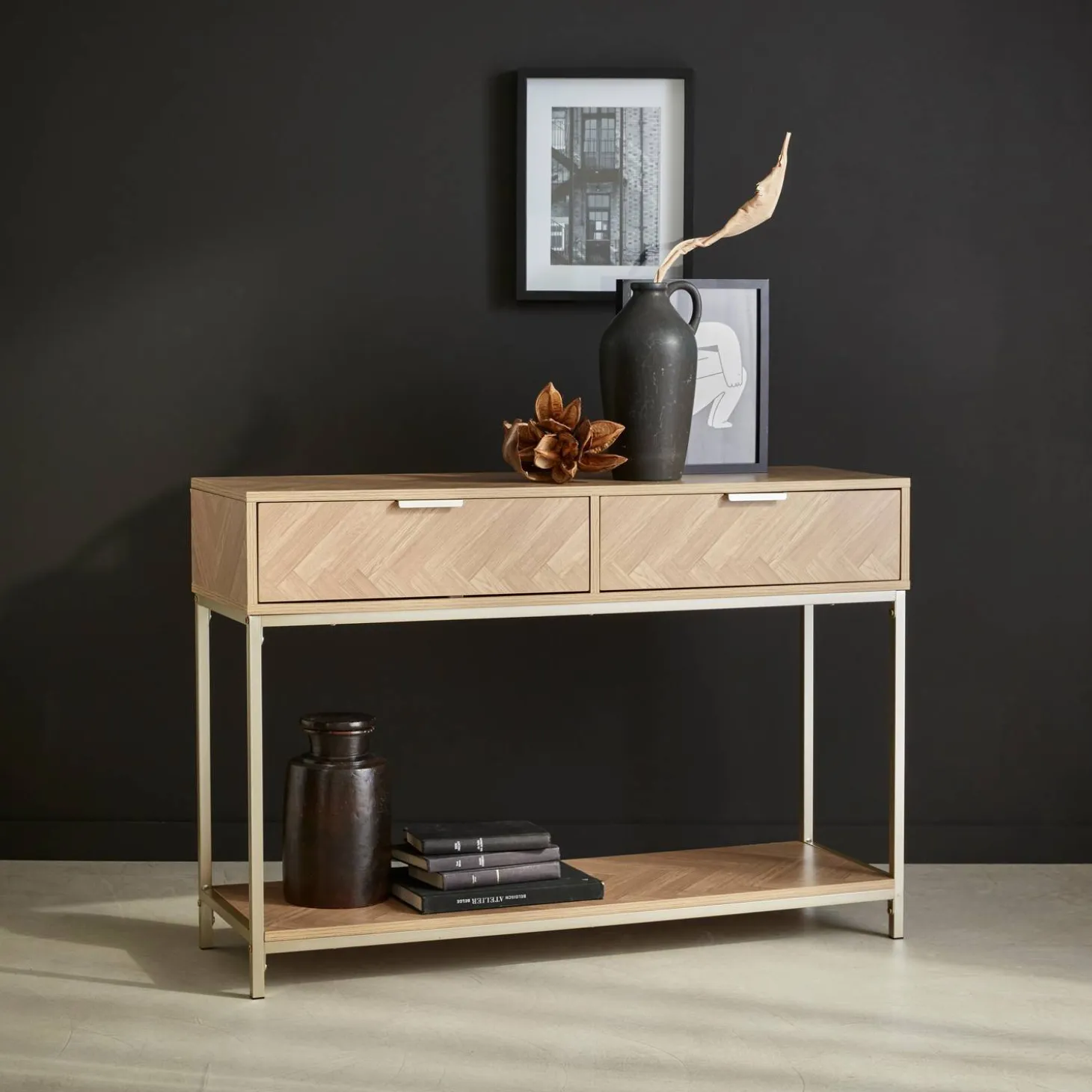 Sidetable, L 110 CM x B 35 CM x H 75 CM
