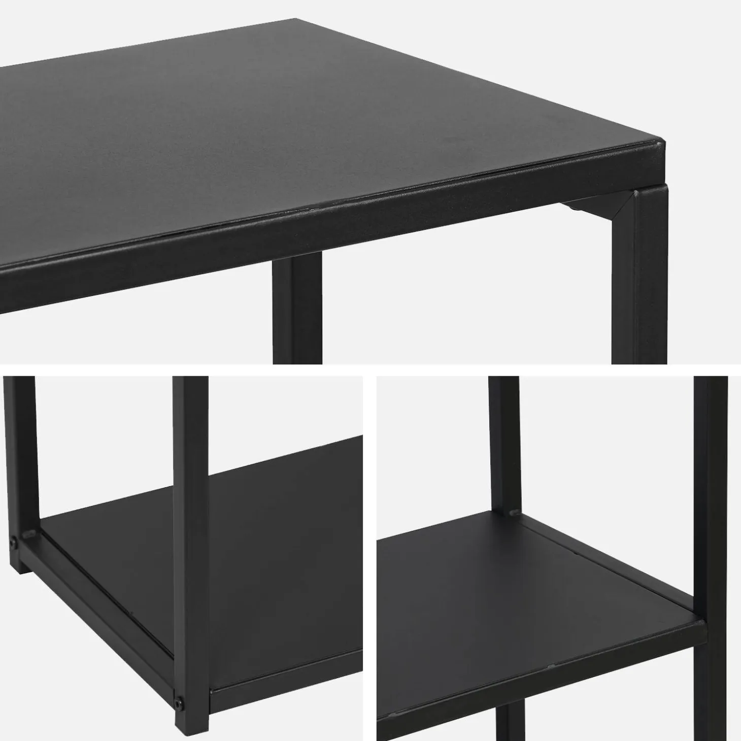 Sidetable metaal 3 planken 120cm