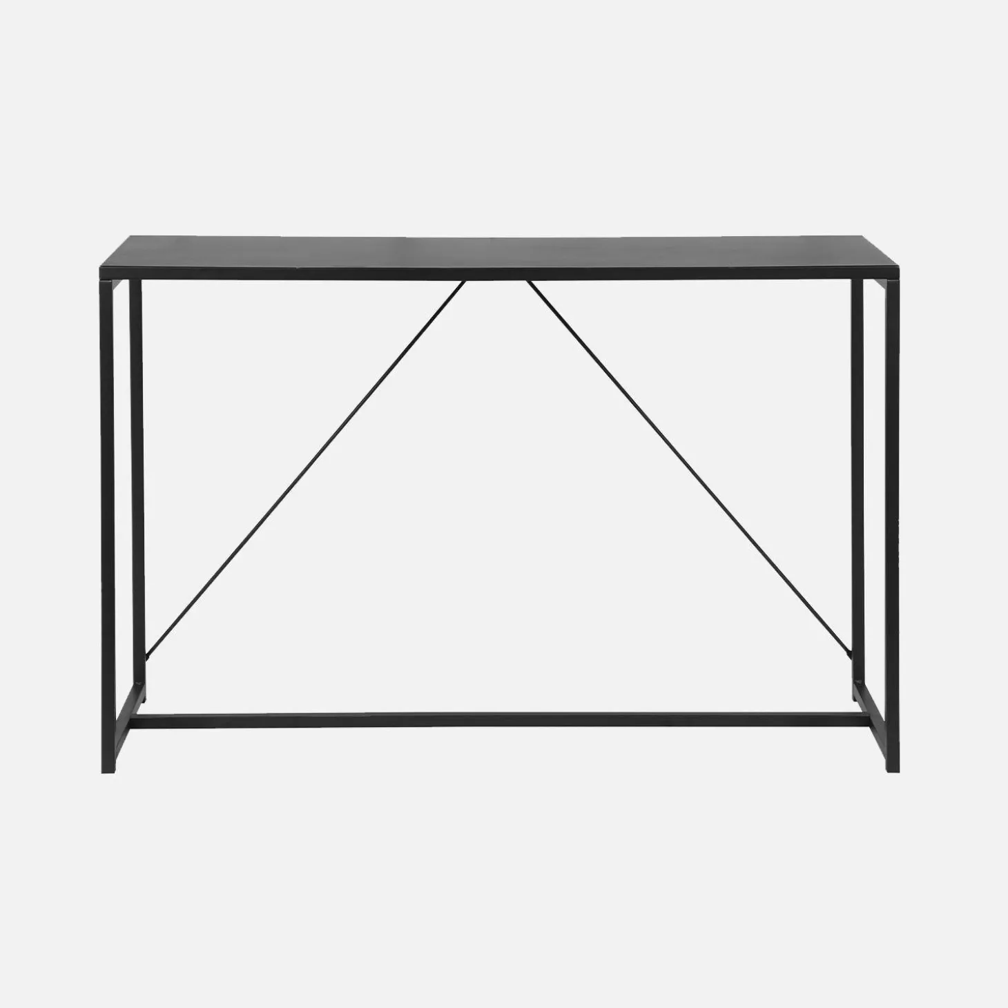 Sidetable van zwart metaal