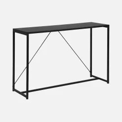 Sidetable van zwart metaal