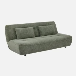 Slaapbank van chenille stof met 3 zitplaatsen