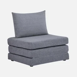 Slaapfauteuil convertible chenille stof 1 plaats