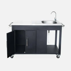 Stalen buitenkeuken