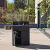 Stalen buitenkeukenmodule met gootsteen en 2 deuren L80cm