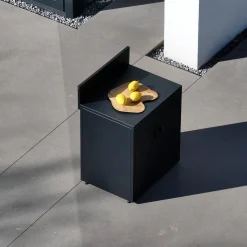 Stalen buitenkeukenmodule met 2 deuren L80cm