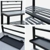 Stalen module buitenkeuken, 80 cm breed met 2 opbergplanken