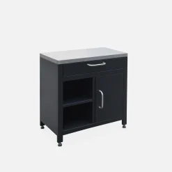 Stalen module buitenkeuken 1 lade en 1 deur, 80 cm breed